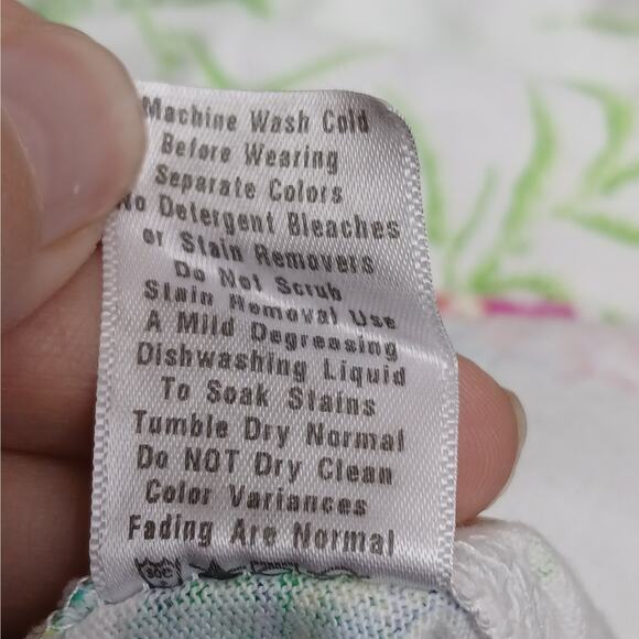 Fresh Produce T-shirt Rainbow AQM Sun Catcher Tropical Fish Print Midi Dress NWT - Picture 7 of 7